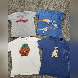 Lot of 4 Crewcuts Graphic T-shirts